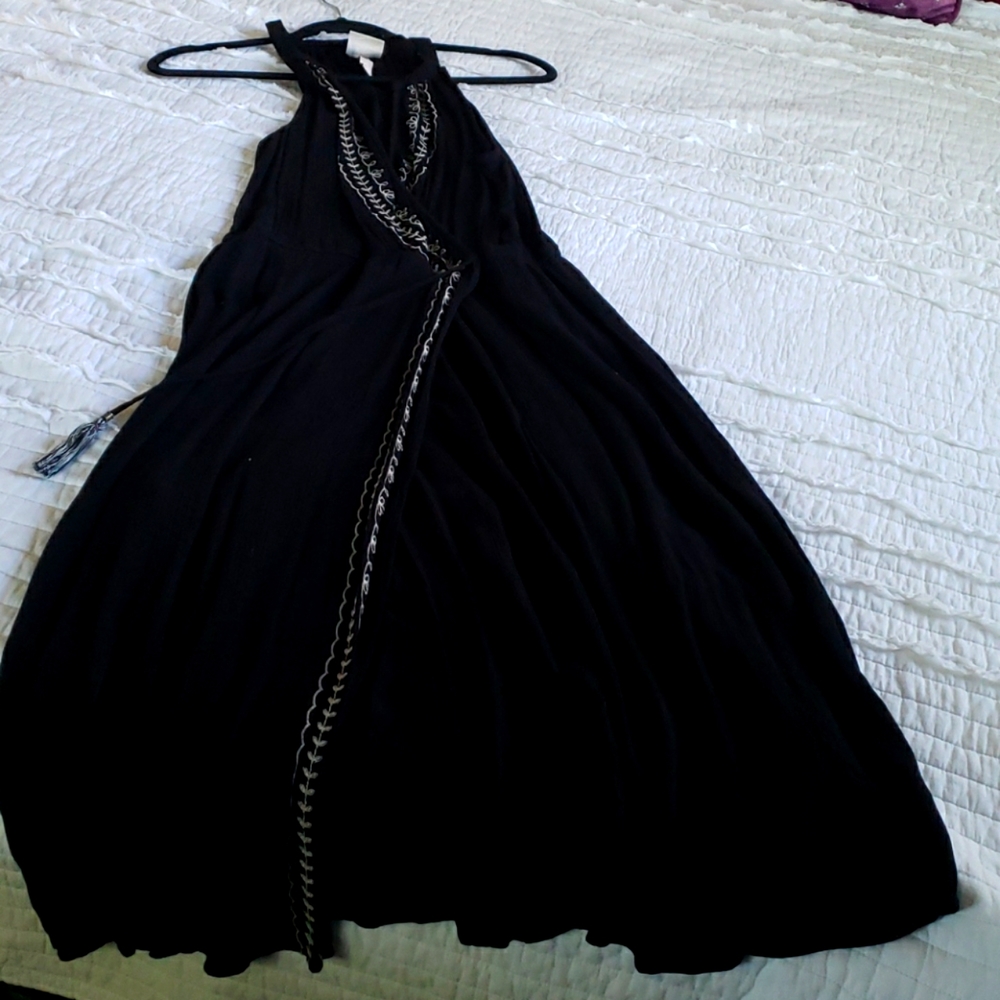 Knox Rose black summer dress Sz L